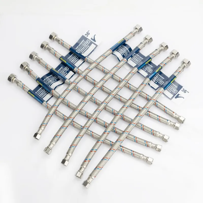 GrillPartsReplacement 10Pcs 36'' Faucet Hose Connector braided stainless steel water supply lines