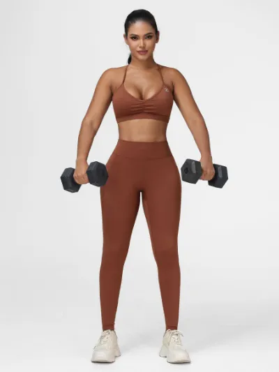 Zuluzenith Women's 2 Piece Gym Matching Work Out Set with pocket detail
