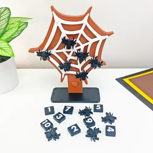 Fun House Toys Spider Web Build & Count STEM learning Montessori counter for kids