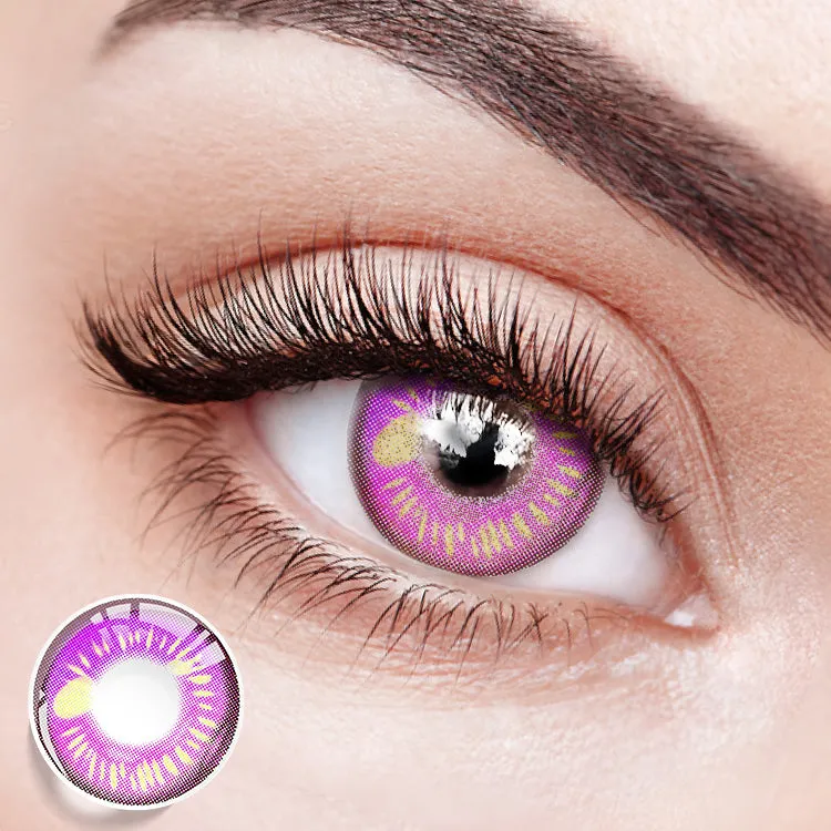 EYESFAV Dreamy Purple Moods 1 Year colored contact lenses with gradient purple design