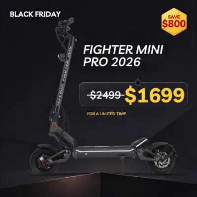 TEVERUN USA FIGHTER MINI Lineup electric scooter product photo