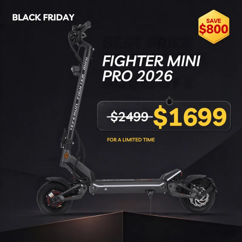 TEVERUN USA FIGHTER MINI Lineup electric scooter product photo