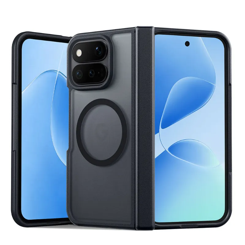 FNTCASE OFFICIAL Google 11 Pro Fold with Hinge Protection Translucent MagSafe Matte Case Military Grade Shockproof Protective Phone Cover