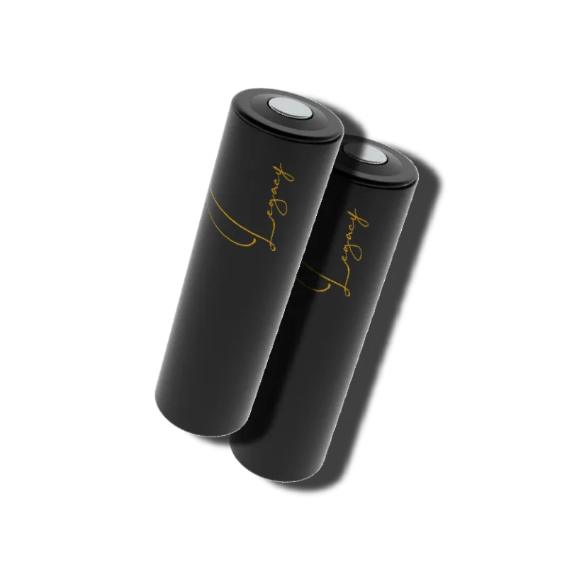 AirVape 2-Pack Replacement Battery for Legacy models, two 18650 batteries shown side by side