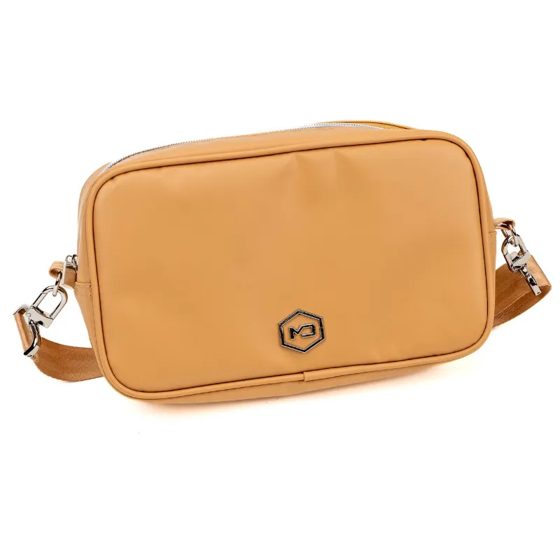 MOS Equipment Mission Darkness Velaria Crossbody Purse in Sandstone, with removable phone sleeve