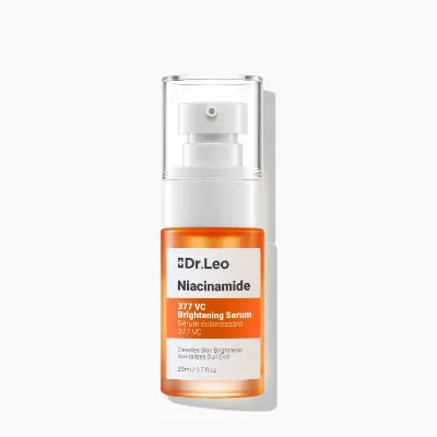 Dr Leo Esencia blanqueadora y eliminadora de manchas 377 VC serum bottle