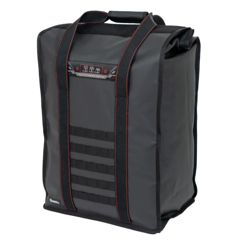MOS Equipment Mission Darkness Dry Shield T10 Faraday Bag for Towers, large beige protective case with black handles