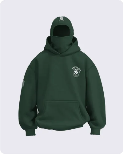 ARNTREAL Essential Hoodie Green pullover hoodie in green