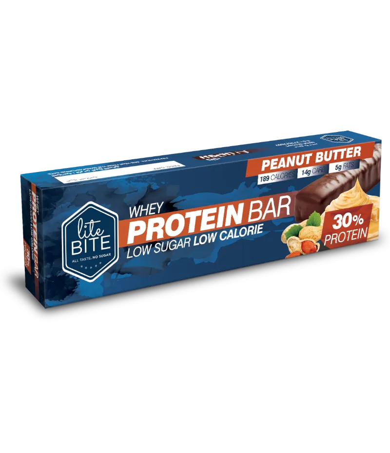 LiteBite Egypt Peanut Butter Protein Bar high-protein snack in wrapper