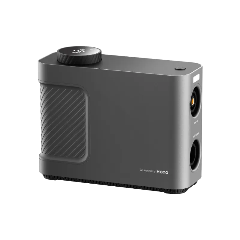 HOTO Air Pump Master, dual-power air pump with multiple nozzles and digital display