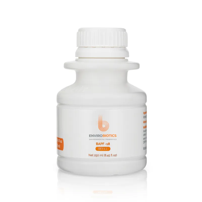 EnviroBiotics EBPF-18 probiotic solution bottle