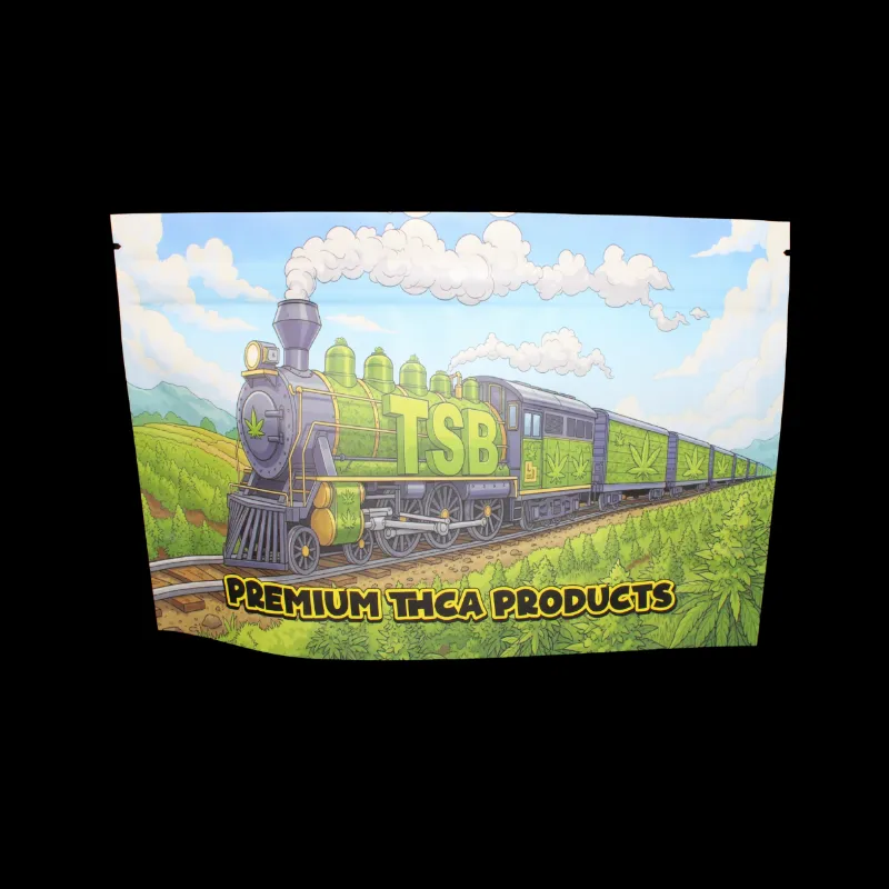 THCA Small Buds 1 Gram Wholesale THCA Flower package with branded labeling