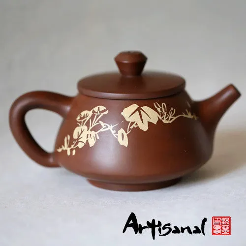 Wild Tea Qi Way of Tao Jian Shui Pottery Teapot in purple clay