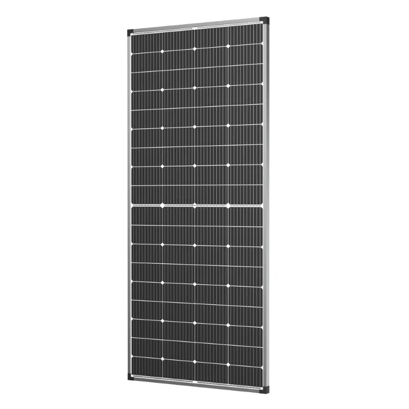 ACOPOWER 250 Watts Mono Solar Panel with mounting holes and junction box