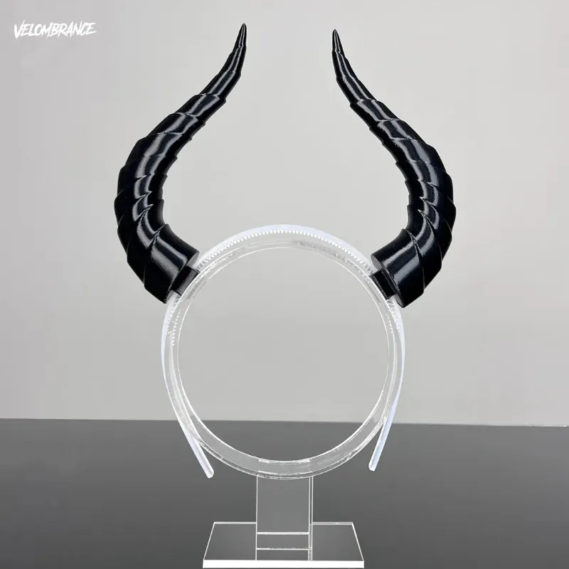 Velombrance Cosplay 5.51-Inch Devil Horns black headpiece product photo