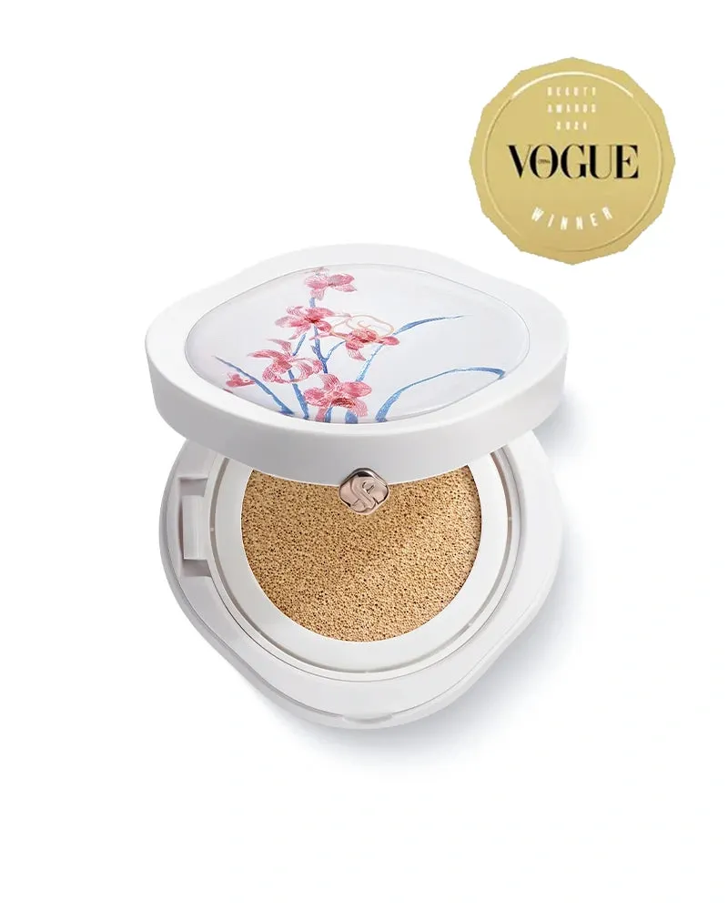 Florasis Flawless Jade Breathable Longwear Cushion Foundation in Ode to Embroidery shade