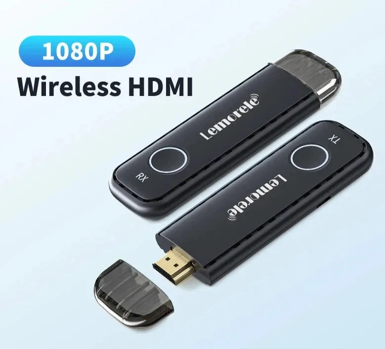 Kicklo 1080P HDMI Wireless Transmitter Receiver screen mirroring device set
