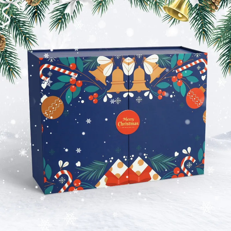 Maikoo Art Blue Bell Christmas PBN Calendar Gift Box for holiday painting