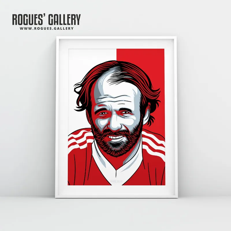 Rogues Gallery Archie Gemmill #GetBehindTheLads A3 Print