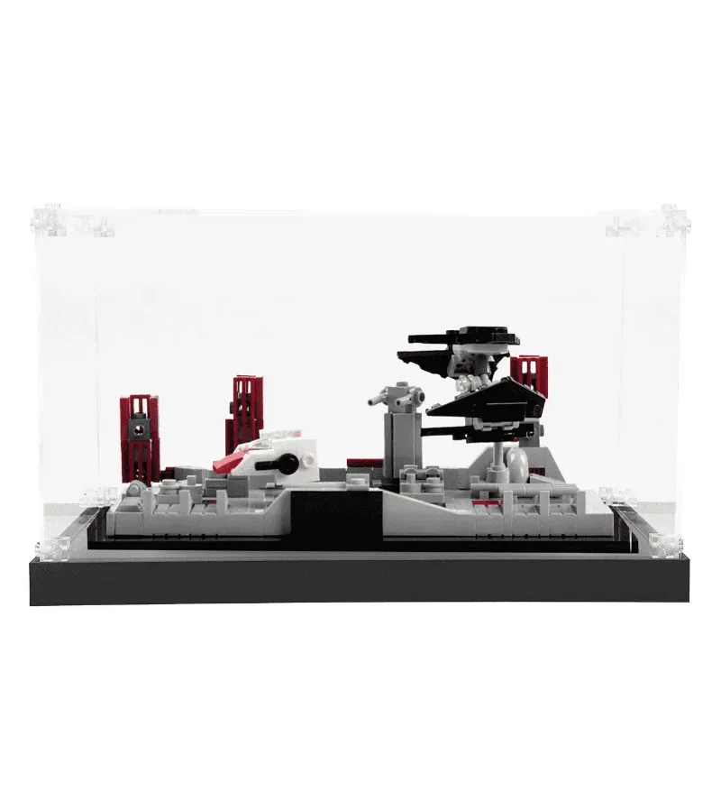 ICUANUTY Display Case for Lego Death Star II Battle 40407, clear acrylic assembled case