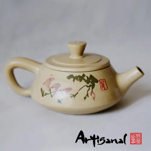 Wild Tea Qi Clear Wind Bright Moon Jian Shui Pottery Teapot in purple clay