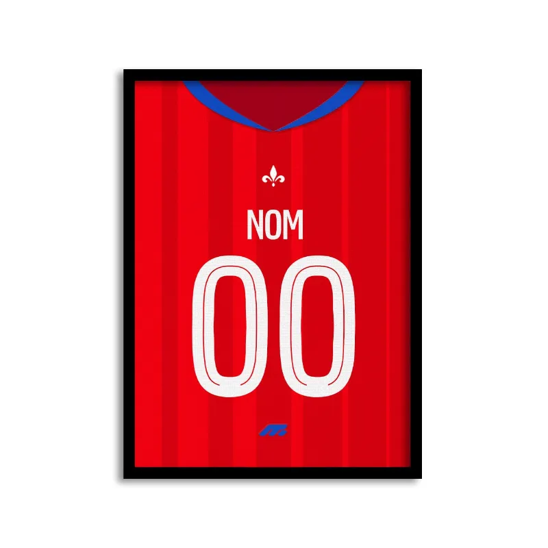 MYCASE FC Affiche Paris Third poster showing football kit design