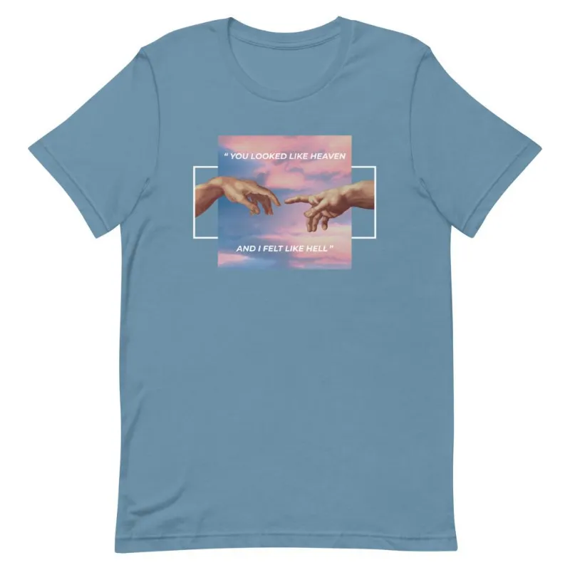 VOLTLIN Michelangelo quote short-sleeve unisex t-shirt