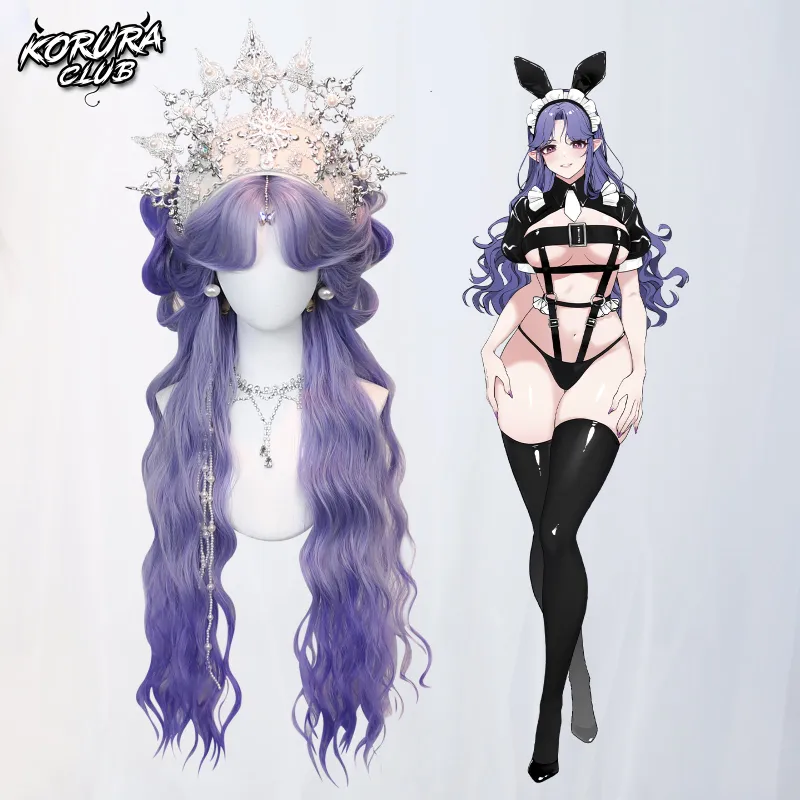 Koruraclub Virgo Zodiac Wig in purple color