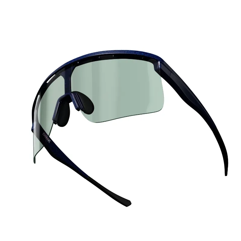 SLYCE Sport Captiva Large Blue Pearl Sunglasses with oversized wrap frame