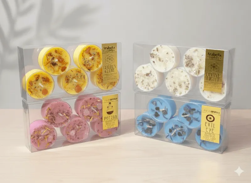 Spirit Nest Buy 3 Tea Light Candles for $35.5 scented candle bundle