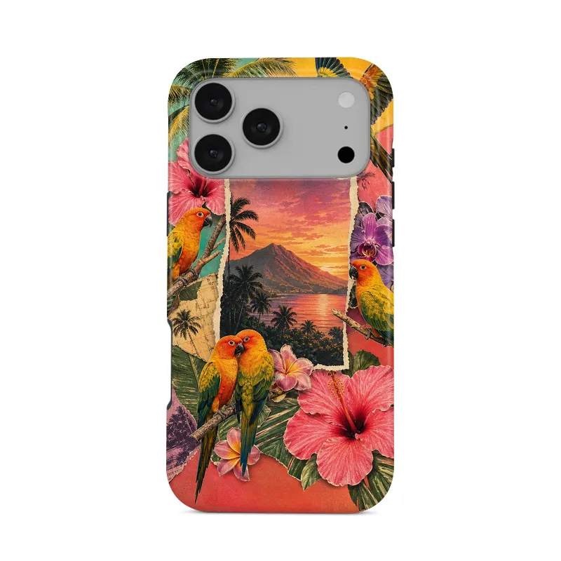 COBAK Case Paradiso Tough Phone Case with tropical printed pattern