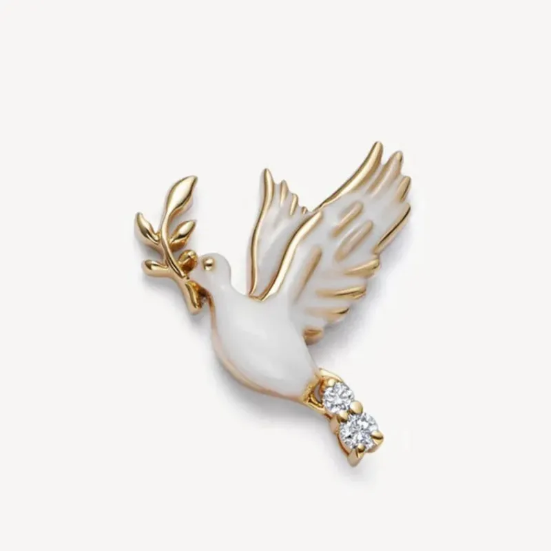 FabuLove Dove Charm showing a small dove-shaped jewelry charm