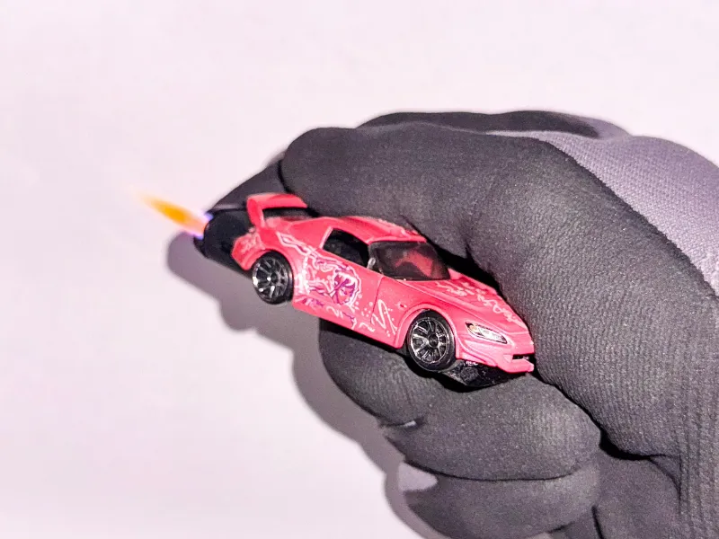 SoCal Divinity Fast and Furious Suki's Honda S2000 Refillable Lighter with custom pink design