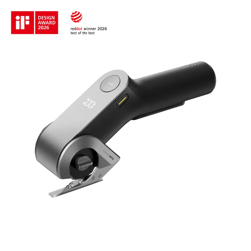 HOTO EdgeFlow Cordless Electric Scissors with titanium blade and USB-C charging port