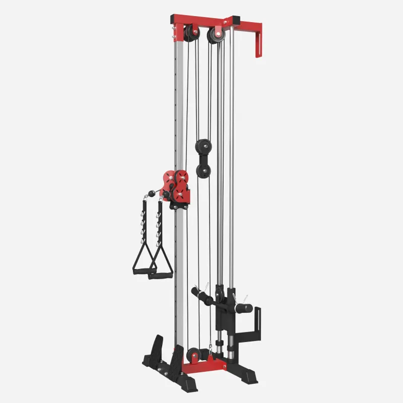 GMWD Fitness Wall Mount Cable Station CC03 dual adjustable pulley system with H-shaped base