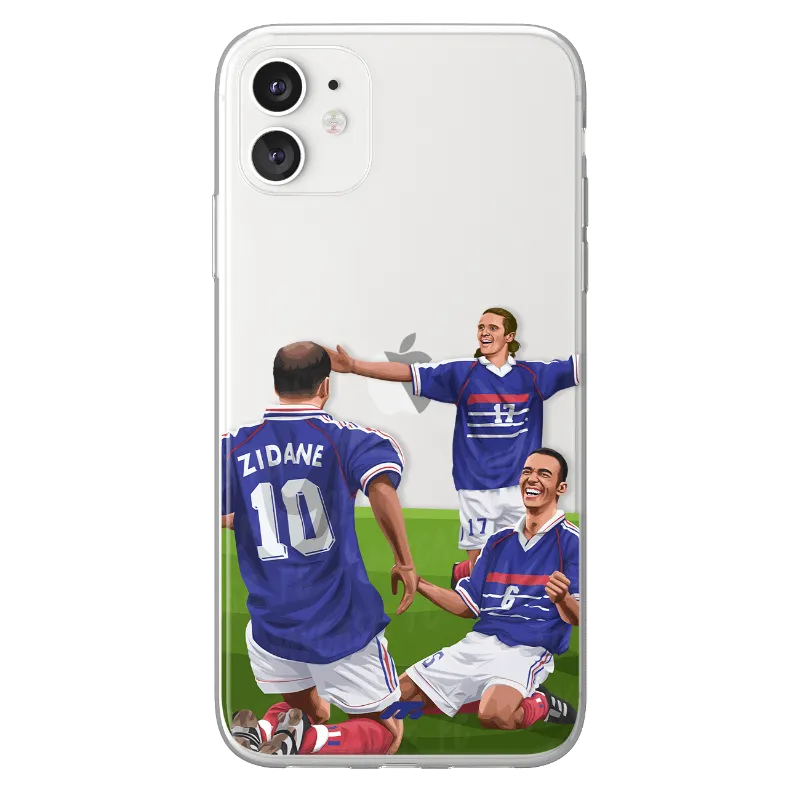 MYCASE FC 12 JUILLET France phone case hand-drawn silicone