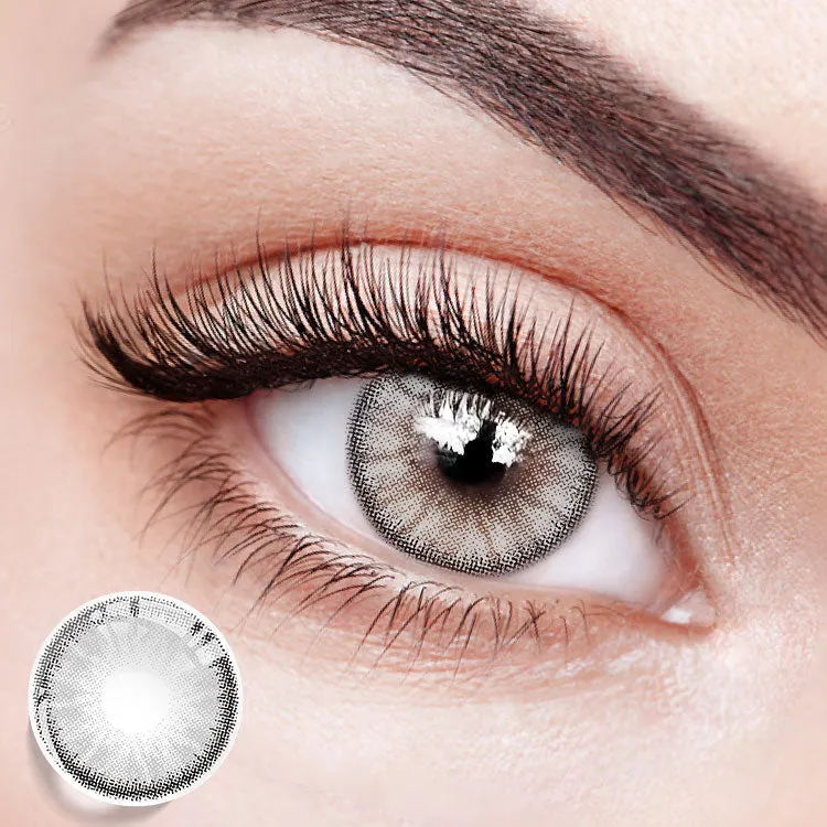 EYESFAV Echo Gray 6-month colored contact lenses in gray shade