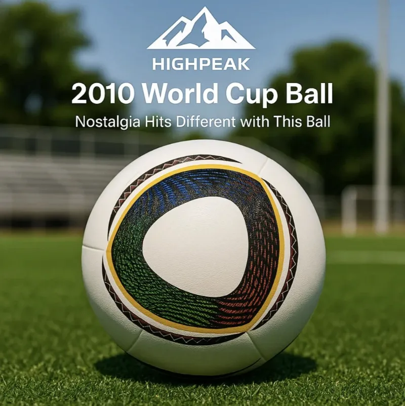 HighPeak 2010 World Cup Inspired Ball, a size 5 soccer ball with seamless PU panels