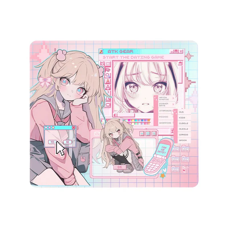 ATK Gaming Gear Anime Mouse Pad NANA with pastel illustration