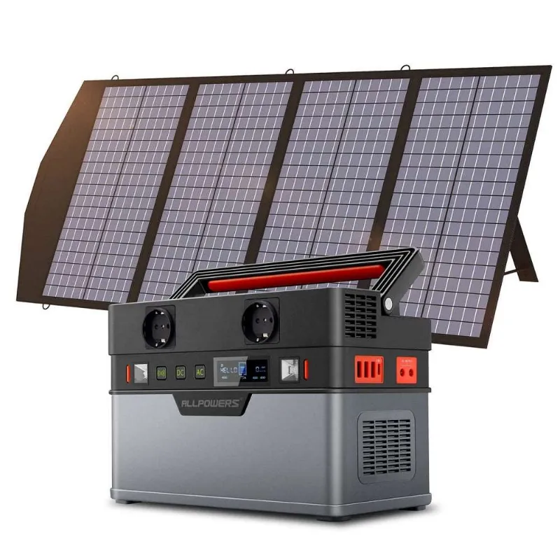 ALLPOWERS ES Generador Solar 700W with S700 power station and SP029 140W solar panel