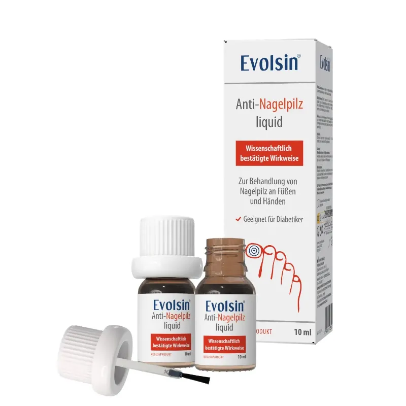 Evolsin Medical Anti Nagelpilz Liquid Doppelpack set of two bottles