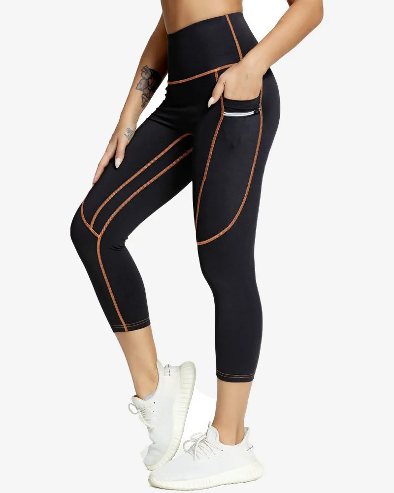QUEENIEKE Line Side Pocket Workout Leggings in black with visible side pockets