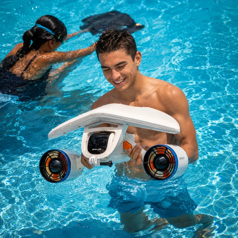 Sublue Mix underwater scooter in compact dual-motor design with detachable floater
