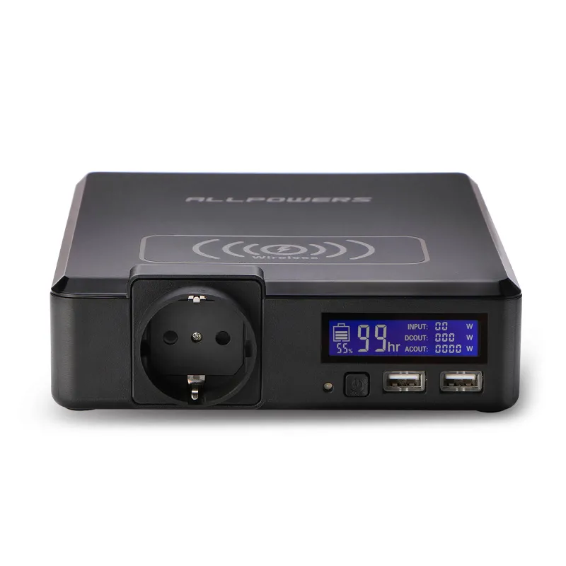 ALLPOWERS ES S200 portable battery 200W 154Wh with wireless charging pad