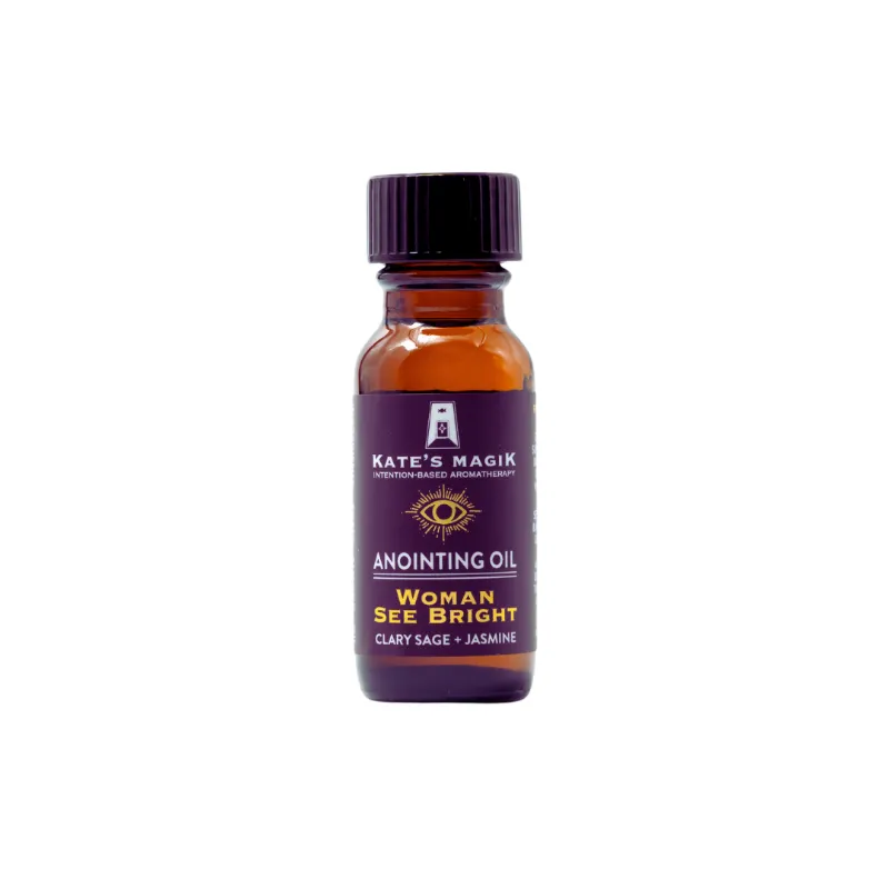 Kates Magik Woman See Bright Anointing Oil with jasmine and clary sage for confidence