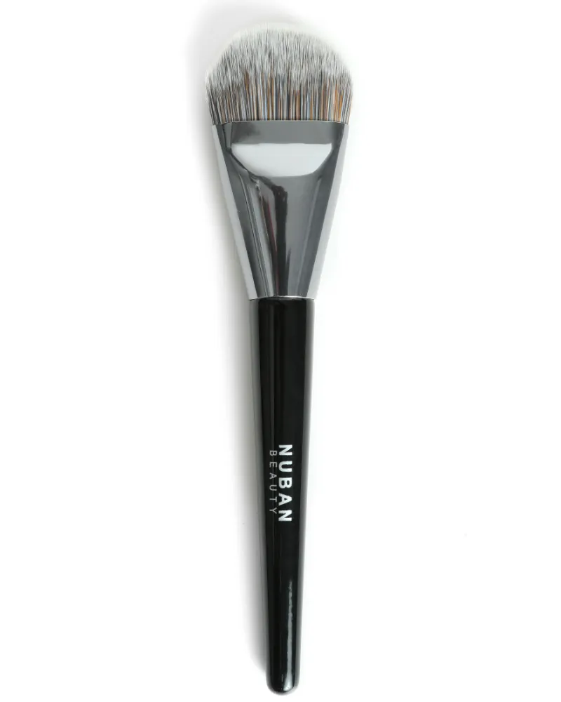 Nuban Beauty Prep Brush, a flat makeup brush for applying base, primer and liquid highlighter
