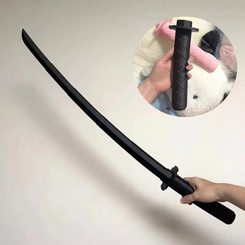 Animeancy 3D Gravity Knife Katana Toy, retractable 77cm premium PVC katana with smooth blade