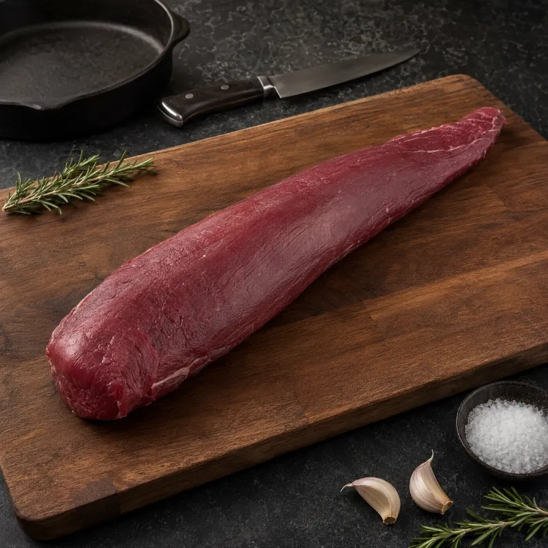 Halal Fillet Mignon Whole Tenderloin showing premium beef cut