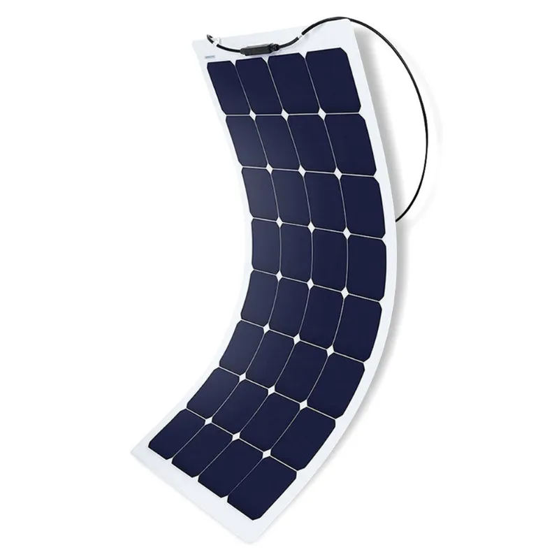 ACOPOWER 110 Watt Flexible Solar Panel with thin frameless design and mounting holes