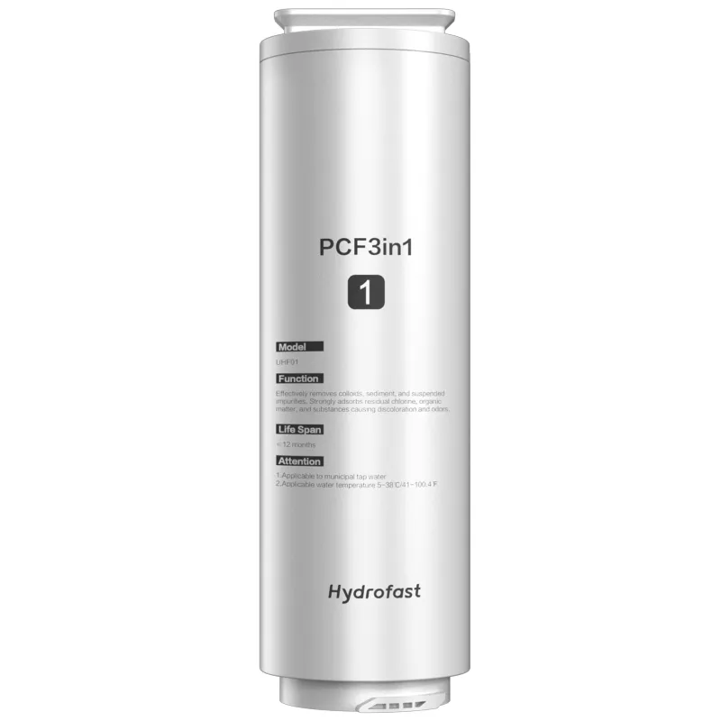 Hydrofast UHF01 3-in-1 Composite Filter cartridge for under-sink water systems